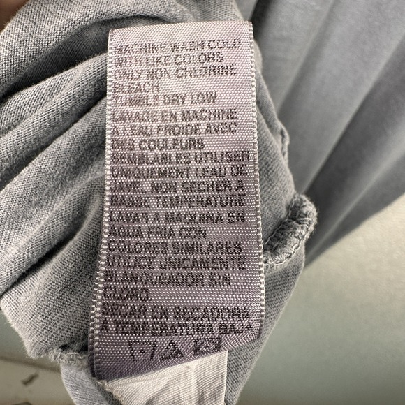 James Perse Sueded Jersey Polo Short Sleeve Supima Cotton Made USA Size 4 (XL) - Picture 7 of 9